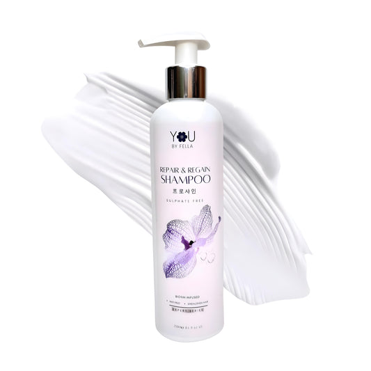 Shampoo | Repair and Regain Sulfate-Free  with Biotin & Rice Extracts
